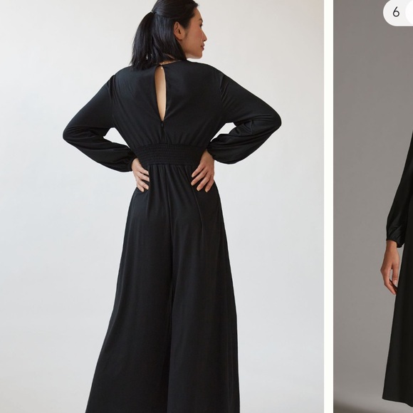 Anthro Hutch V neck jumpsuit - Picture 3 of 7